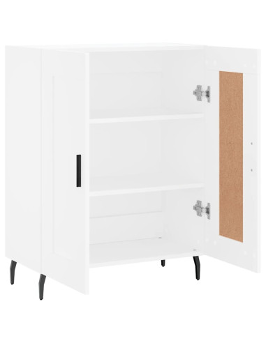 Credenza Bianca 69,5x34x90 cm in Legno Multistrato