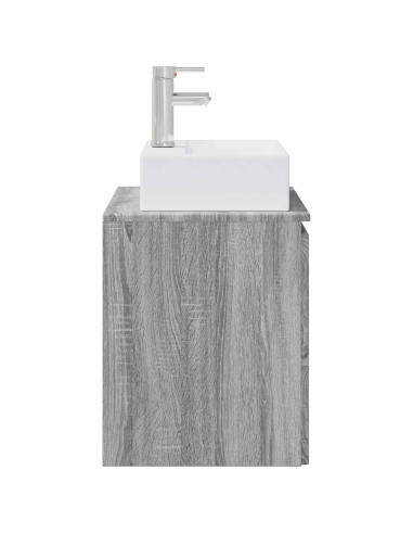 Mobile Lavabo da Parete Sonoma grigio 49,5 x 41 x 62,5 cm