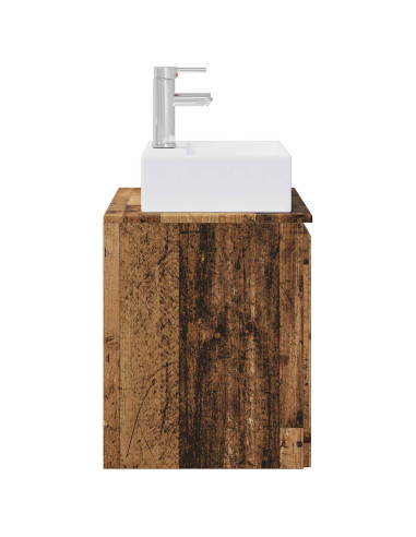 Mobile Lavabo da Parete Legno antico 49,5 x 41 x 62,5 cm