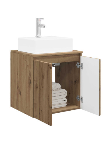 Mobile Lavabo da Parete Rovere Artigianale 49,5 x 41 x 62,5 cm