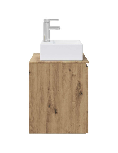 Mobile Lavabo da Parete Rovere Artigianale 49,5 x 41 x 62,5 cm
