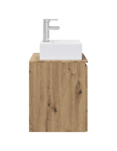Mobile Lavabo da Parete Rovere Artigianale 49,5 x 41 x 62,5 cm