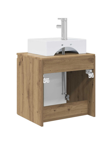 Mobile Lavabo da Parete Rovere Artigianale 49,5 x 41 x 62,5 cm