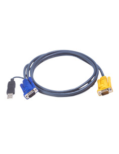ATEN Cavo KVM USB con SPHD 3 in 1 e convertitore PS/2 a USB integrato – 1,8 m