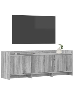 Mobile TV 130 x 33 x 47 cm Sonoma grigio Legno ingegnerizzato 2