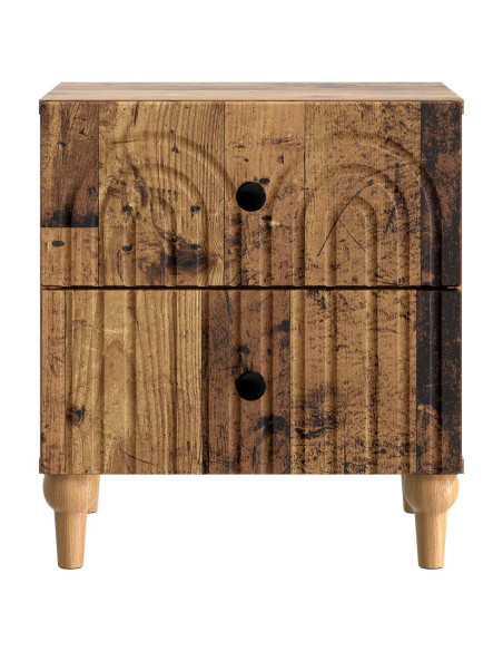 Armadio da Notte con cassetto Legno antico 43 x 34,5 x 48 cm