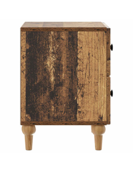 Armadio da Notte con cassetto Legno antico 43 x 34,5 x 48 cm