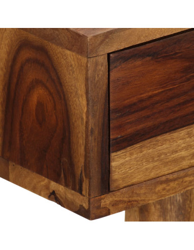 Scrivania in Legno Massello di Acacia 110x55x76 cm