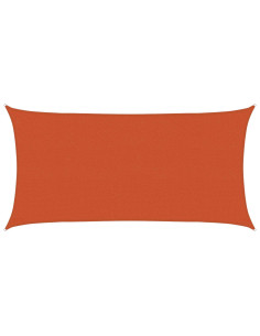 Telo Ombra Arancione 2,5 x 6 m HDPE
