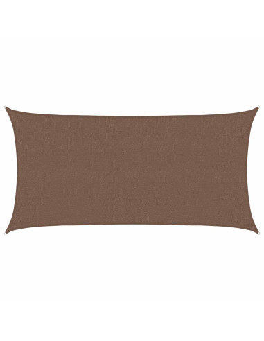 Telo Ombra Marrone 2 x 6 m HDPE
