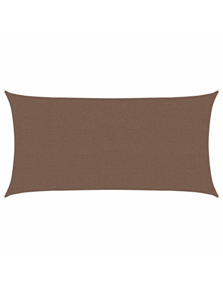 Telo Ombra Marrone 2 x 6 m HDPE