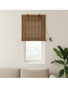 Tenda a rullo Marrone 40 x 160 cm Bambù