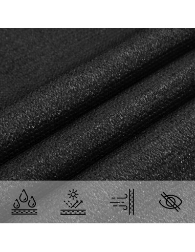 Telo Ombra Nero 2,5 x 6 m HDPE