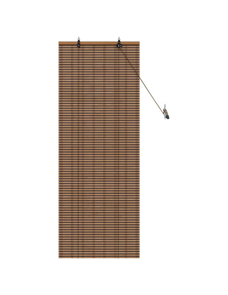 Tenda a rullo Marrone 70 x 160 cm Bambù