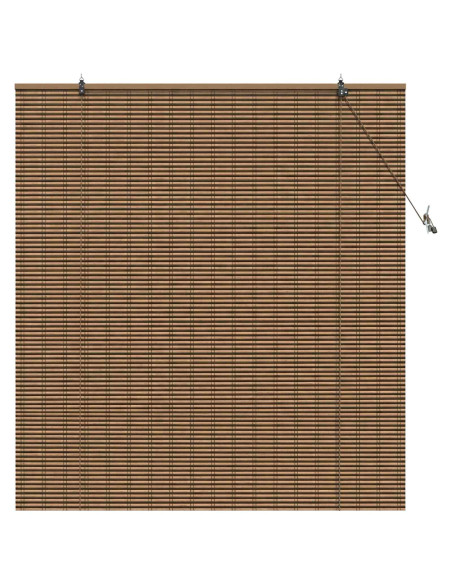 Tenda a rullo Marrone 130 x 160 cm Bambù