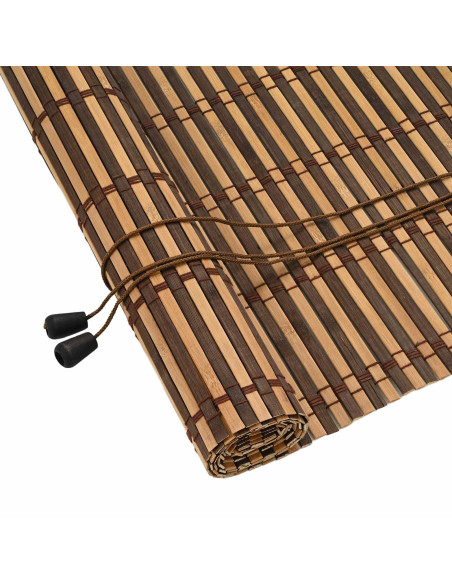 Tenda a rullo Marrone 160 x 220 cm Bambù
