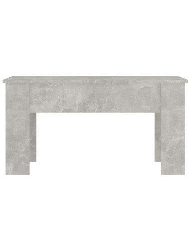 Tavolino Salotto Grigio Cemento 101x49x52 cm Legno Multistrato