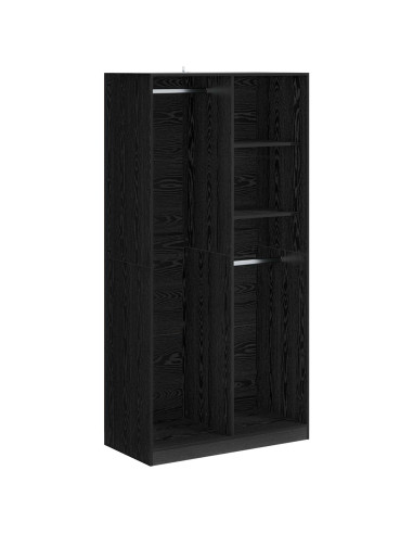 Guardaroba Rovere nero 100 x 50 x 200 cm Legno multistrato