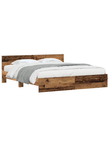 Struttura del letto Legno vecchio 203 x 185 x 70 cm