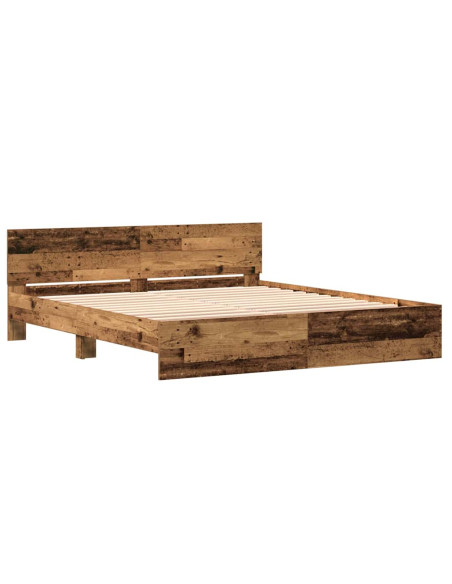 Struttura del letto Legno vecchio 203 x 185 x 70 cm