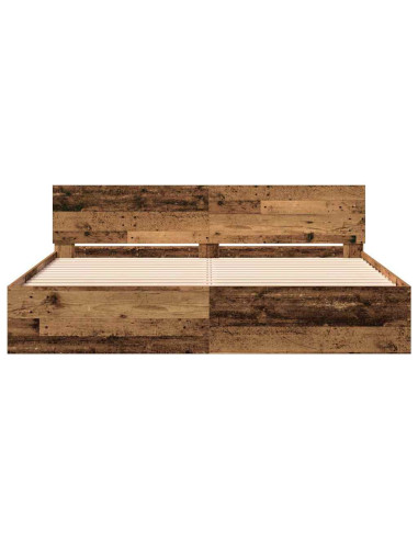 Struttura del letto Legno vecchio 203 x 185 x 70 cm