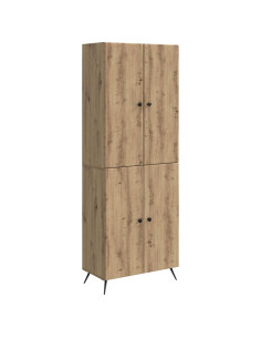 Set di armadi 2 pcs Rovere Artigianale Legno ingegnerizzato