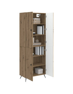 Set di armadi 2 pcs Rovere Artigianale Legno ingegnerizzato 2