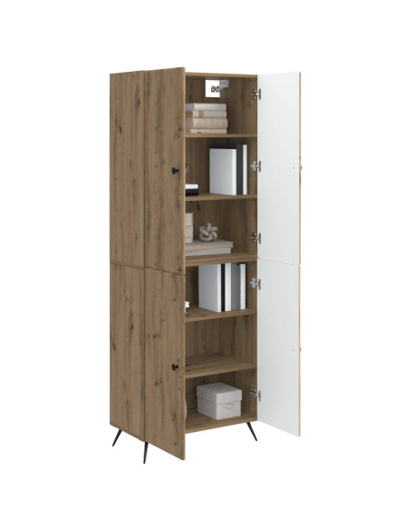 Set di armadi 2 pcs Rovere Artigianale Legno ingegnerizzato