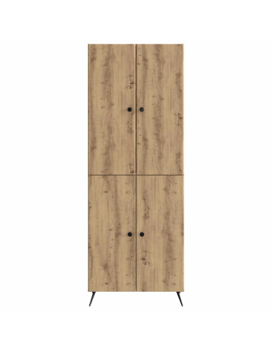 Set di armadi 2 pcs Rovere Artigianale Legno ingegnerizzato