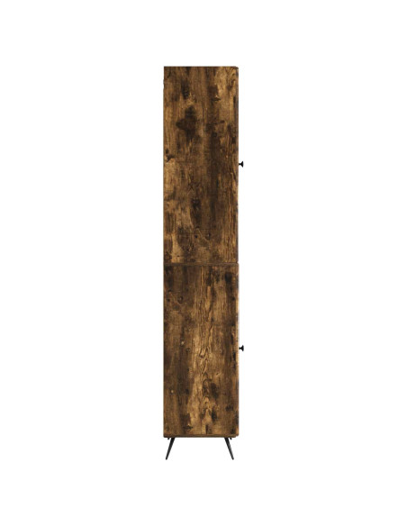 Set di armadi 2 pcs Rovere Fumo Legno ingegnerizzato