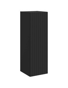 Mobiletto da Bagno a Muro Nero 33 x 34,5 x 60 cm