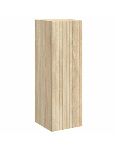 Mobiletto da Bagno a Muro Rovere Sonoma 33 x 34,5 x 60 cm