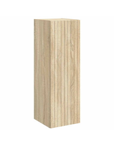 Mobiletto da Bagno a Muro Rovere Sonoma 33 x 34,5 x 60 cm