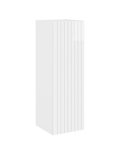 Mobiletto da Bagno a Muro Bianco Lucido 33 x 34,5 x 60 cm