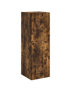 Mobiletto da Bagno a Muro Rovere Fumo 33 x 34,5 x 60 cm