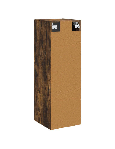 Mobiletto da Bagno a Muro Rovere Fumo 33 x 34,5 x 100 cm