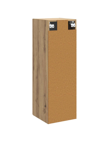Mobiletto da Bagno a Muro Rovere Artigianale 33 x 34,5 x 100 cm