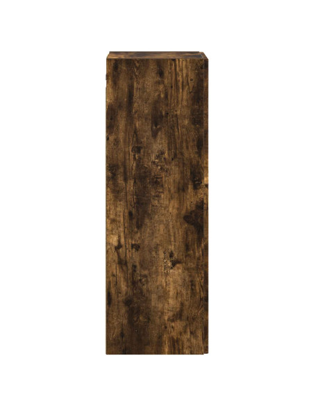 Mobiletto da Bagno a Muro Rovere Fumo 33 x 34,5 x 60 cm