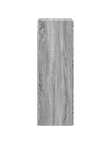Mobiletto da Bagno a Muro Sonoma grigio 33 x 34,5 x 60 cm