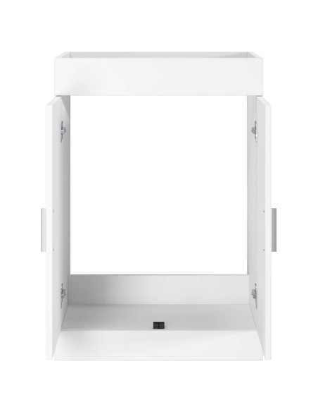 Mobiletto da Bagno Sotto Lavabo Bianco 56 x 37,5 x 81 cm