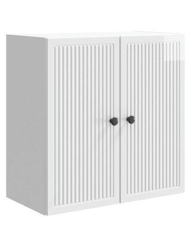 Mobiletto a muro Bianco Lucido 59 x 31 x 60 cm