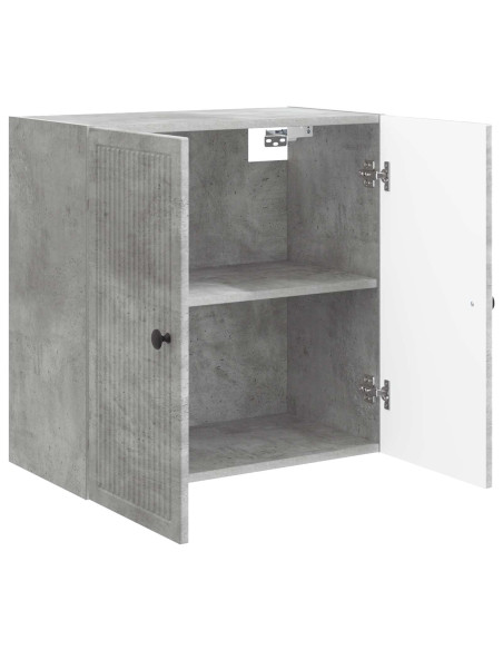 Mobiletto a muro Grigio Cemento 59 x 31 x 60 cm