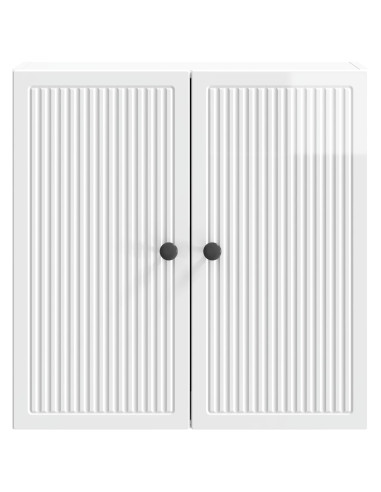 Mobiletto a muro Bianco Lucido 59 x 31 x 60 cm