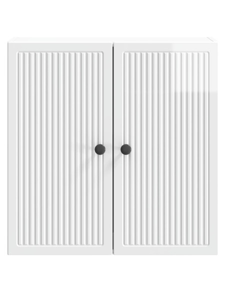 Mobiletto a muro Bianco Lucido 59 x 31 x 60 cm