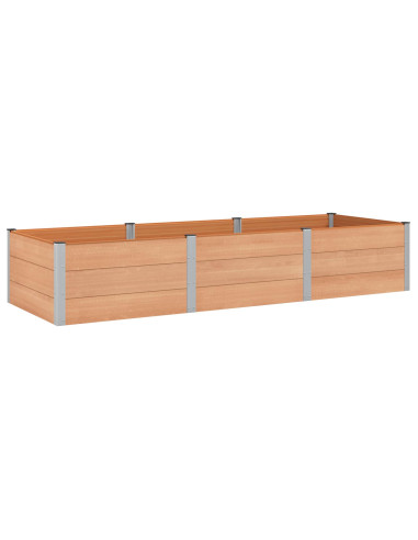 Letto rialzato da giardino Marrone 300 x 100 x 54 cm