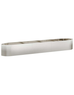 Letto rialzato da giardino Acciaio Inox 300 x 40 x 40 cm