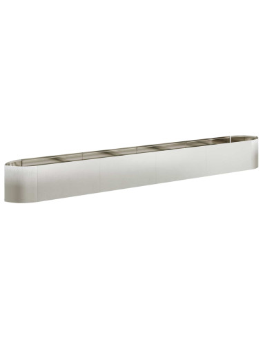 Letto rialzato da giardino Acciaio Inox 380 x 40 x 40 cm