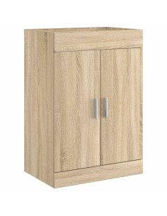 Mobiletto da Bagno Sotto Lavabo Rovere Sonoma 56 x 37,5 x 81 cm