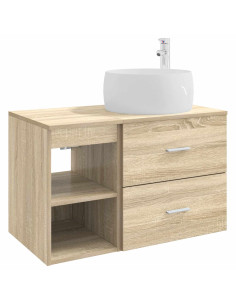 Set di mobili per il bagno 2 pcs Rovere Sonoma