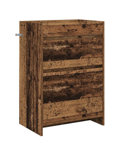Mobiletto da Bagno Sotto Lavabo Legno antico 56 x 37,5 x 81 cm